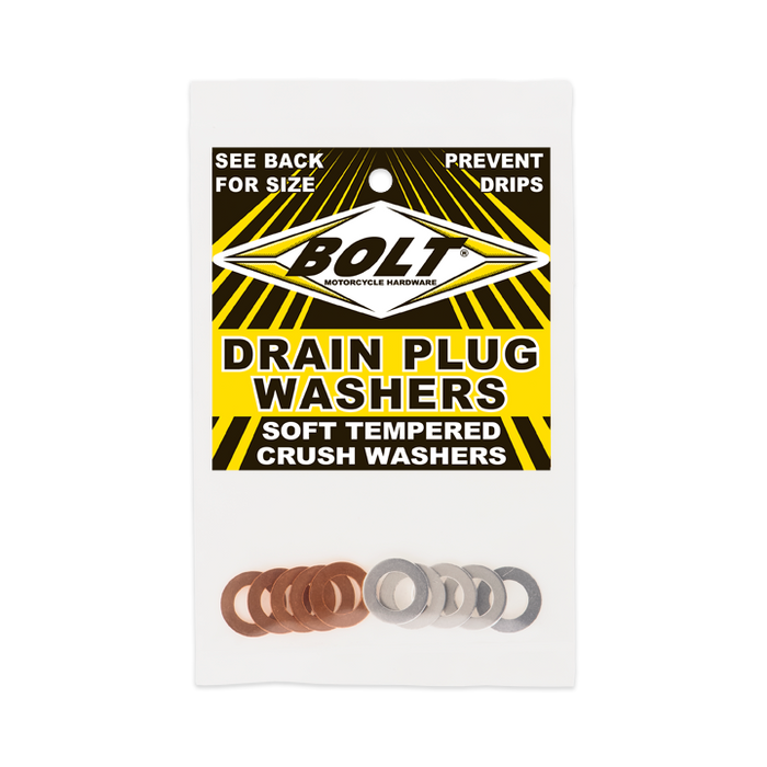Bolt Crush Washers 10X18Mm 10/Pk 5 Aluminum & 5 Copper DPWM10.18-10