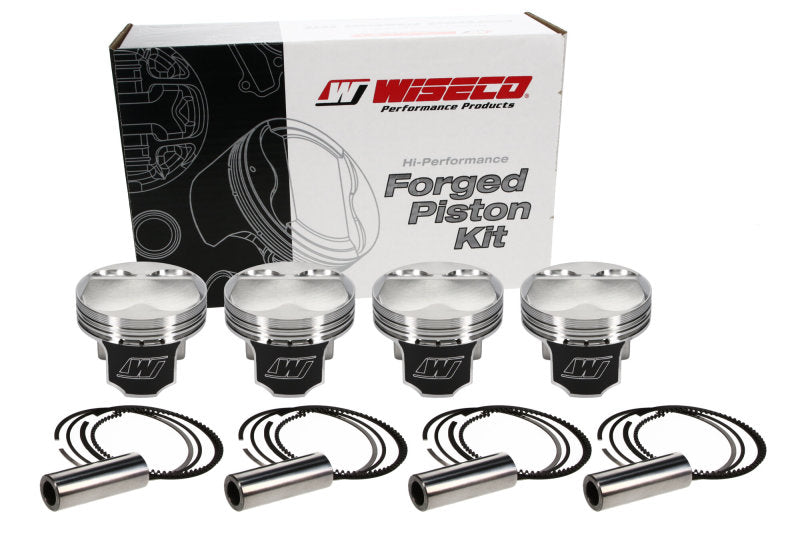 Wiseco Honda 4v DOME +6.5cc STRUTTED 89MM Piston Shelf Stock Kit K572M89