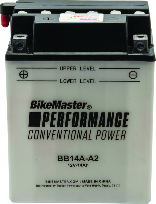BikeMaster Performance Conventional Battery BB14A-A2