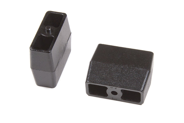 BDS Rear Lift Blocks 9/16 In Pin Cast Iron 5 Inch Lift Universal Fitment 069509