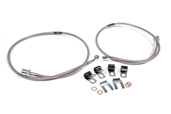 BDS Front Brake Line Set Stainless Steel, Fits 4-8 Inch Lift Fits RAM 2500 14-23 And 3500 13-23 4WD 102003