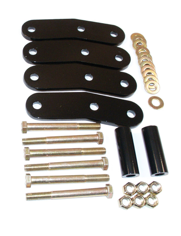 BDS Front Or Rear Shackle Kit 1 Inch Lift, Fits Jeep Wrangler YJ 87-95 124102