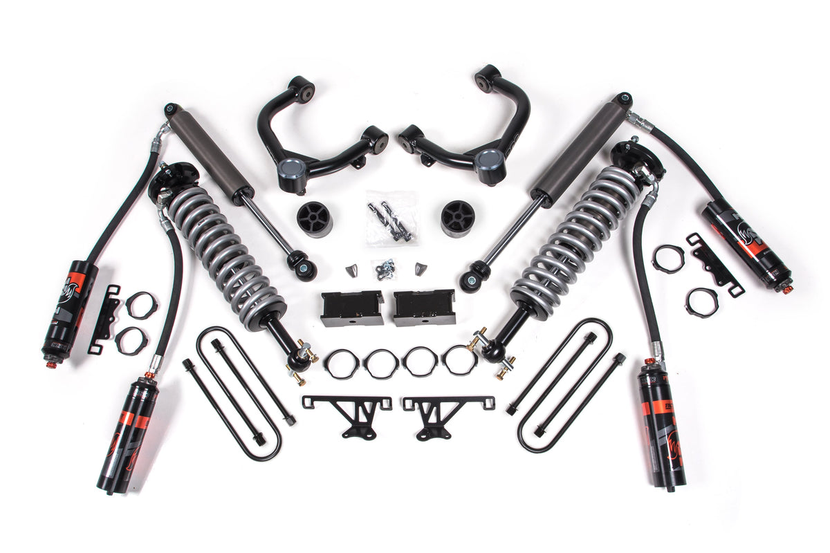 BDS 2025 Fits Chevy/gmc 1500 4WD 3.5" Suspension Lift Kit, 1.5" Rear, Block - FOX 2.5 Pes C/o Front, FOX 2.5 Pes Rear 1857PES