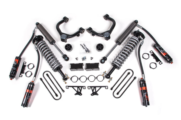 BDS 2025 Chevy/gmc 1500 4WD 3.5" Suspension Lift Kit, 1.5" Rear, Block - Fox 2.5 Pes C/o Front, Fox 2.5 Pes Rear 1857PES
