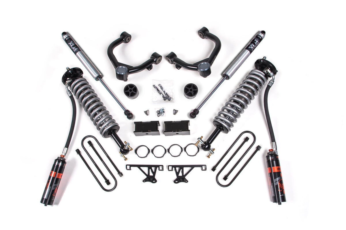 BDS 2025 Chevy/gmc 1500 4WD 3.5" Suspension Lift Kit, 1.5" Rear, Block -fox 2.5 Pes C/o Front, Fox 2.0 Ps Rear 1857PSS