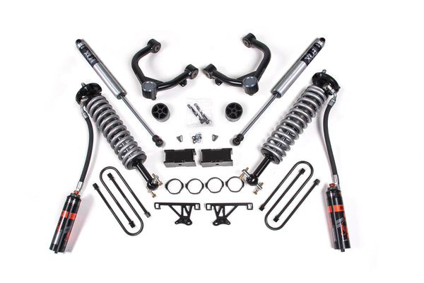 BDS 2025 Chevy/gmc 1500 4WD 3.5" Suspension Lift Kit, 1.5" Rear, Block -fox 2.5 Pes C/o Front, Fox 2.0 Ps Rear 1857PSS