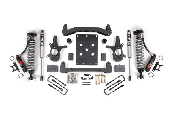 BDS 2007-2013 Fits GM 1500 2WD 4" Suspension Lift Kit, 5" Rear, Block - 2.5 Pes C/o Front - 2.5 Pes P/b Rear 186PES