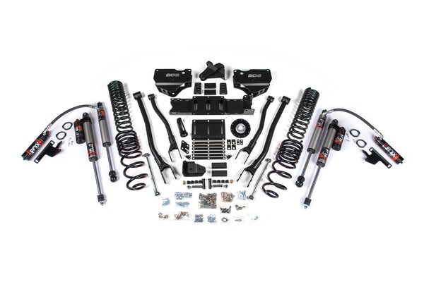 BDS 2025 Fits RAM 2500 4WD Diesel 6" 4-Link Suspension Lift Kit, 4.5" Rear Lift, Coil Spring FOX 2.5 Pes C/o, FOX 2.5 Ifp Ps Shocks 2136PPS