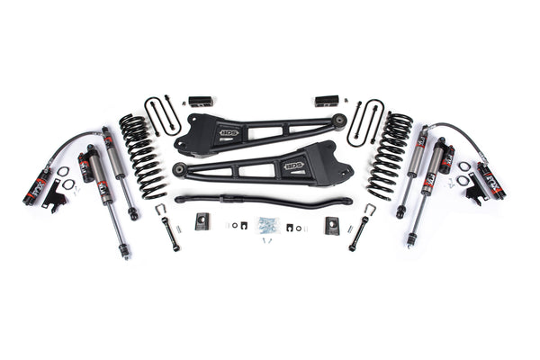 BDS 2025-2026 Fits RAM 3500 Diesel 3" Radius Arm Suspension Lift Kit, 2" Rear Lift W/o Overload, Block FOX 2.5 Pes Shocks 2148FPE