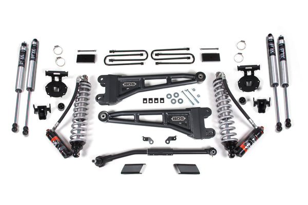BDS 3 Inch Lift Kit W/ Radius Arm 2.5 Coil-over Conversion Performance Elite, Fits Ford F250/F350 Super Duty 23-25 4WD 2201FPE