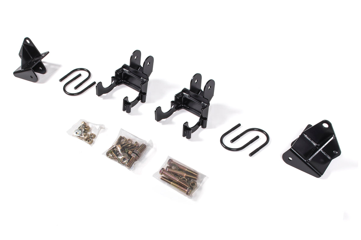 BDS Recoil Traction Bar Mounting Kit, Fits Ford F250 / F350 Super Duty 99-16 4WD Short Bed 123408