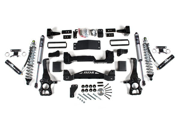 BDS 6 Inch Lift Kit Fox 2.5 Coil-over Ford F150 2014 4WD 1503FDSC