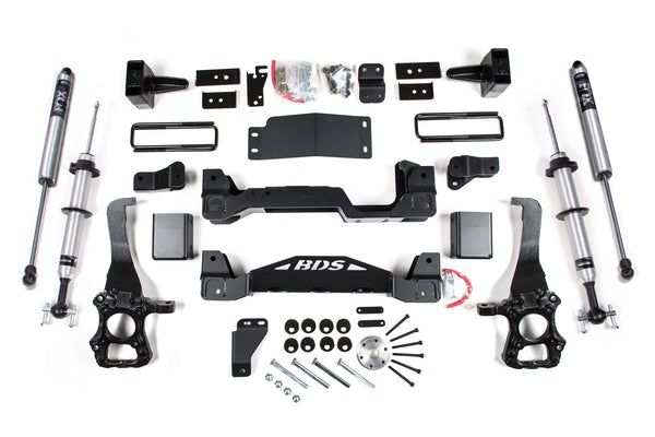 BDS 6 Inch Lift Kit 2.0 Ifp Strut, Fits Ford F150 15-20 4WD 1305FSR