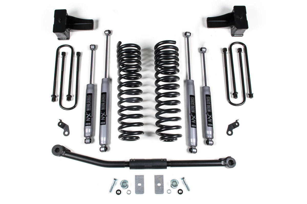 BDS 2.5 Inch Lift Kit, Fits Ford F250/F350 Super Duty 11-16 4WD Diesel 1925FS