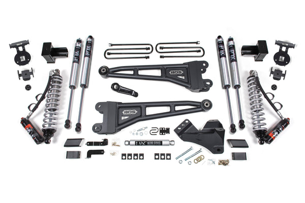 BDS 4 Inch Lift Kit W/ Radius Arm 2.5 Performance Elite Coil-over Conversion, Fits Ford F250/F350 Super Duty 17-19 4WD Diesel 1967FPE