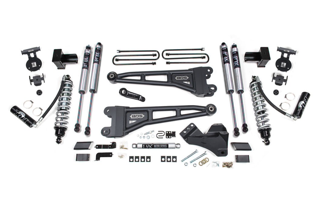 Bds 5 Inch Lift Kit W/ Radius Arm Fox 2.5 Coil-Over Conversion for Ford F250/F350 Super Duty (20-22) 4Wd Diesel 1551F