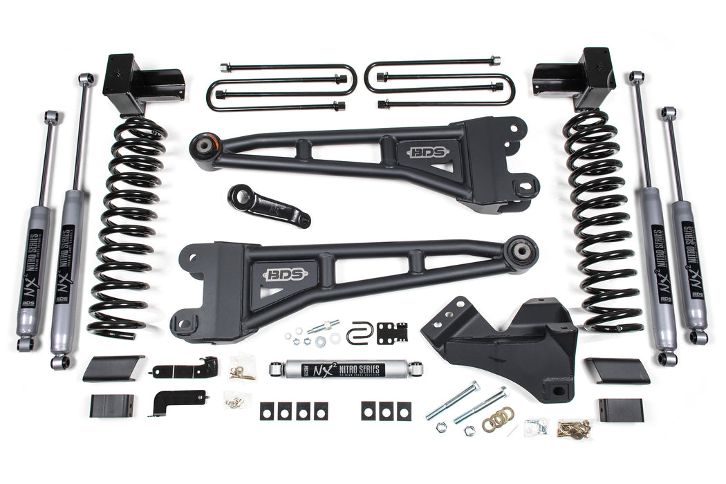 BDS Suspension 4" Radius Arm Lift Kit for the 2020 Ford F250/F350 Super Duty - 1551H