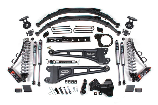BDS 2020-2022 Ford F250/F350 4wd 7" Radius Arm Suspension Lift Kit, 6" Rear, Spring, Diesel - Fox 2.5 PES C/O Front, Fox 2.0 IFP PS Aux Front, Fox 2.0 IFP PS Rear BDSS_BDS1562FPE