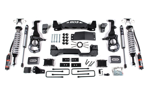 BDS 6 Inch Lift Kit 2.5 Performance Elite Coil-over, Fits Ford F150 21-25 4WD 1900FPE