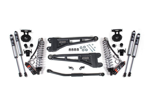 BDS 2.5 Inch Lift Kit W/ Radius Arm 2.5 Performance Elite Coil-over Conversion, Fits Ford F250/F350 Super Duty 11-16 4WD Diesel 1926FPE