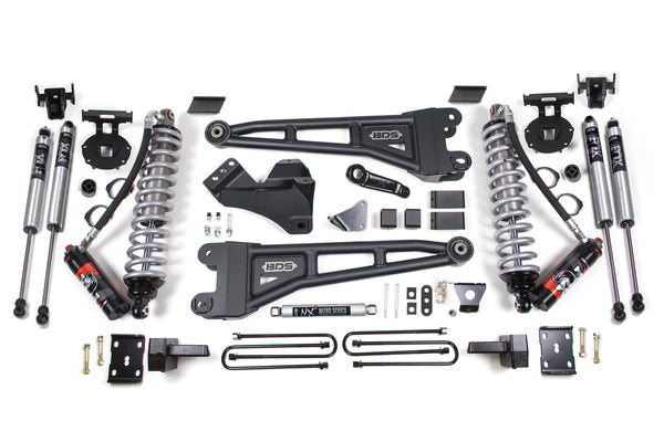 BDS 6 Inch Lift Kit W/ Radius Arm 2.5 Performance Elite Coil-over Conversion, Fits Ford F250/F350 Super Duty 05-07 4WD Diesel 1943FPE