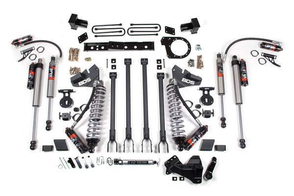 BDS 7 Inch Lift Kit W/ Radius Arm -fox 2.5 Performance Elite Coil-over Conversion Ford F250/F350 Super Duty 20-22 4WD Diesel 1981FPE