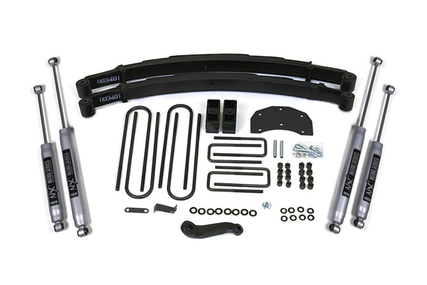 BDS 4 Inch Lift Kit, Fits Ford F350 Monobeam 80-96 4WD 308H