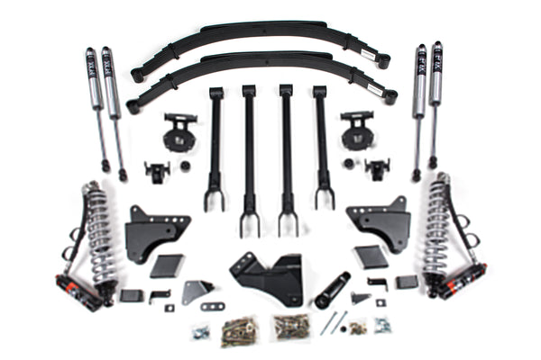 BDS 6 Inch Lift Kit W/ 4-Link 2.5 Performance Elite Coil-over Conversion, Fits Ford F250/F350 Super Duty 11-16 4WD Diesel 597FPE