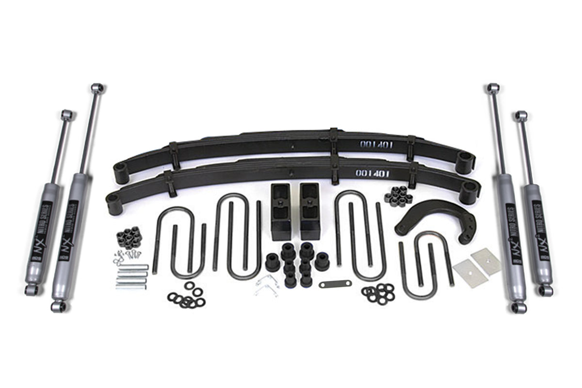 BDS 4 Inch Lift Kit, Fits Chevy/ GMC 1/2 Ton Truck/suv 73-76 4WD 109FS