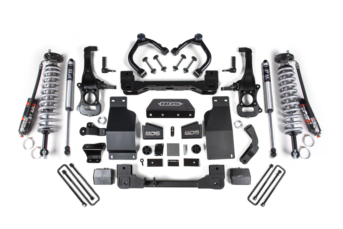 BDS 4 Inch Lift Kit 2.5 Performance Elite Coil-over, Fits Chevy Trail Boss Or GMC AT4 1500 20-24 4WD Diesel 786FPE