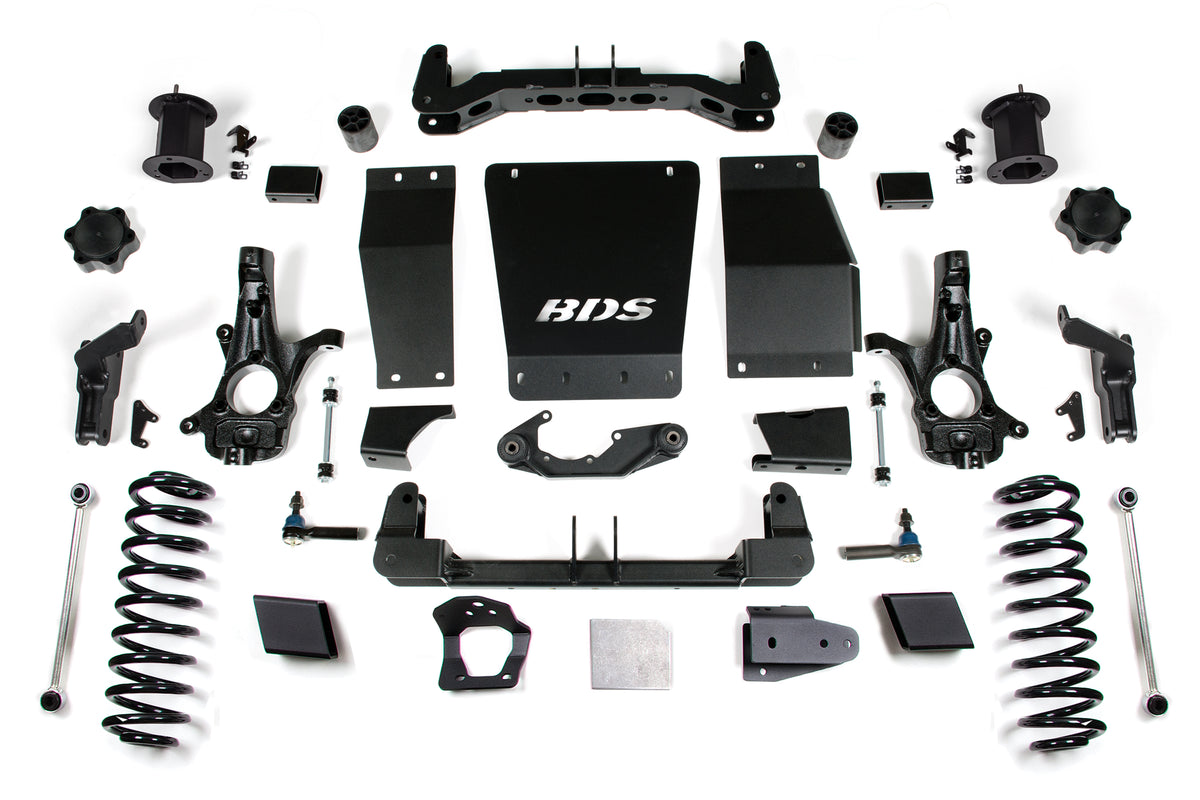 BDS 6 Inch Lift Kit, Fits Chevy/ GMC Suburban, Tahoe, Yukon/xl 1500 15-19 4WD Magneride Equipped 751H