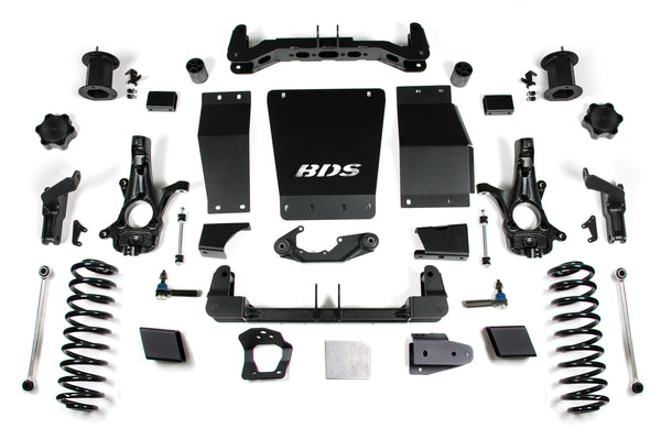 BDS 6 Inch Lift Kit, Fits Chevy/ GMC Suburban, Tahoe, Yukon/xl 1500 15-19 4WD Magneride Equipped 751H