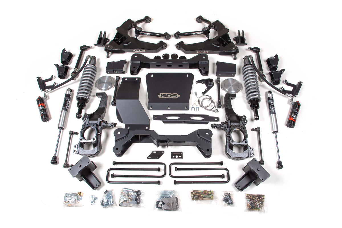 BDS 6.5 Inch Lift Kit 2.5 Coil-over Conversion, Fits Chevy Silverado Or GMC Sierra 2500HD/3500HD 20-25 Diesel 753FPE