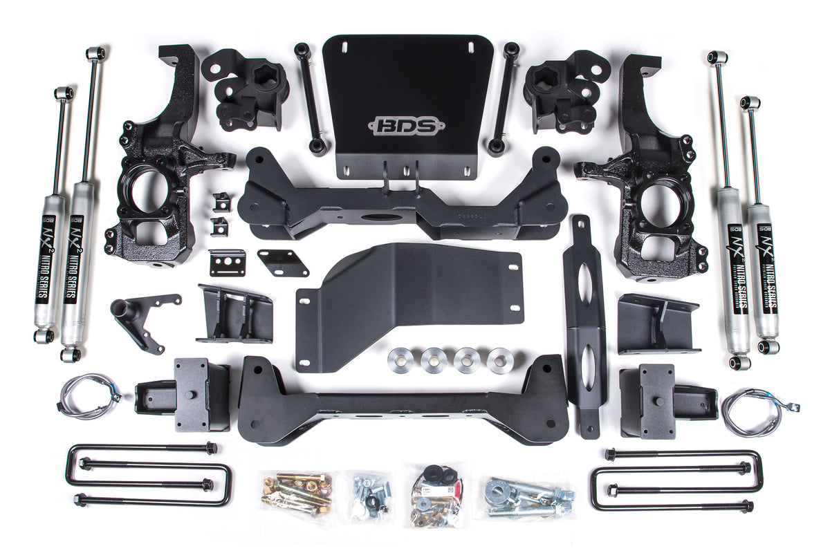 BDS 6.5 Inch Lift Kit, Fits Chevy Silverado Or GMC Sierra 2500HD/3500HD 20-25 4WD 756FS