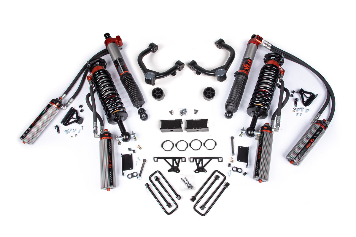 BDS 1.5 Inch Lift Kit 3.0 Bypass Factory Race Series, Fits Chevy Trail Boss Or GMC AT4 1500 19-24 4WD 774FRS