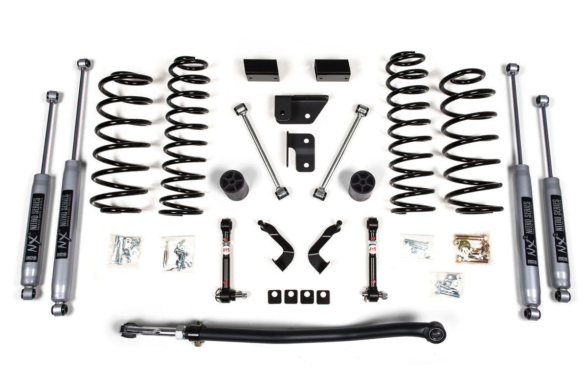 BDS 3 Inch Lift Kit, Fits Jeep Wrangler JL 18-25 4-Door 1437PS