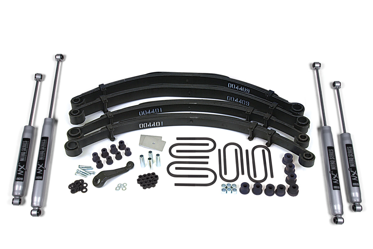 BDS 4 Inch Lift Kit, Fits Jeep CJ5/CJ7 76-81 407FS