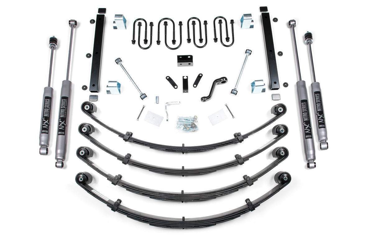 BDS 3.5 Inch Lift Kit, Fits Jeep Wrangler YJ 87-95 409H