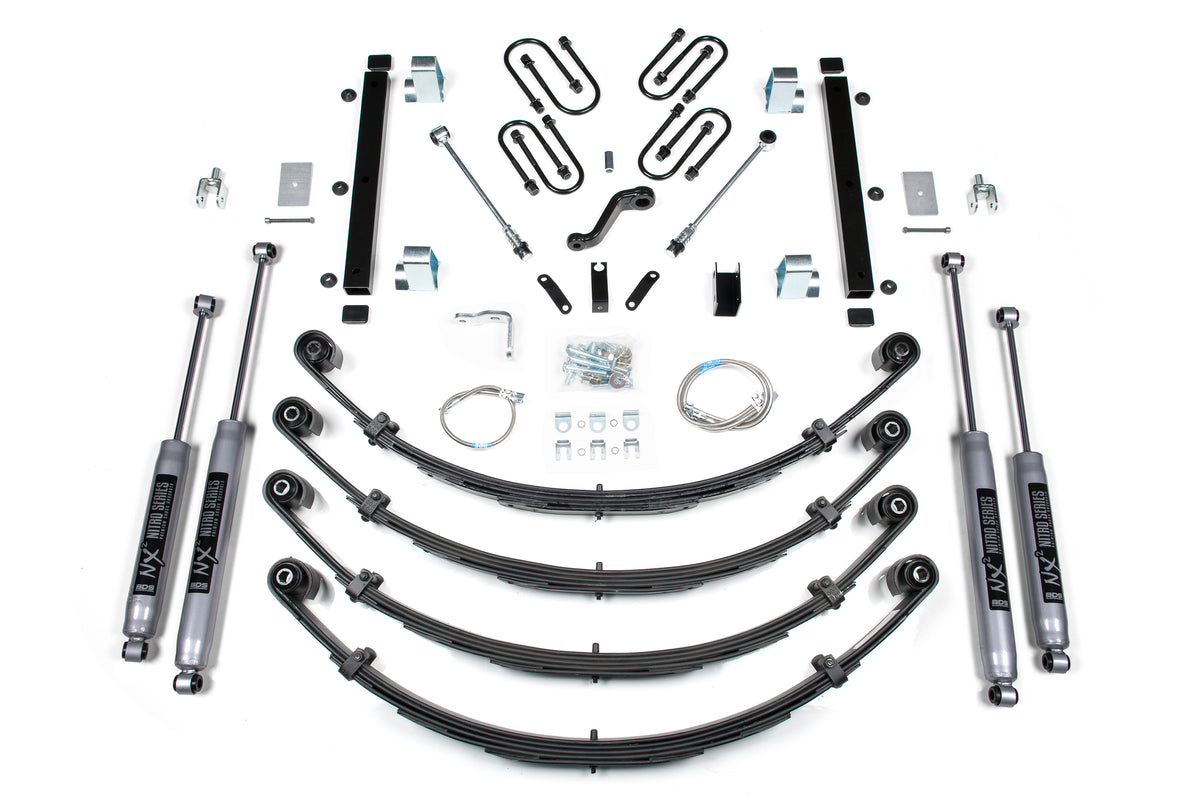 BDS 5 Inch Lift Kit, Fits Jeep Wrangler YJ 87-95 1431H