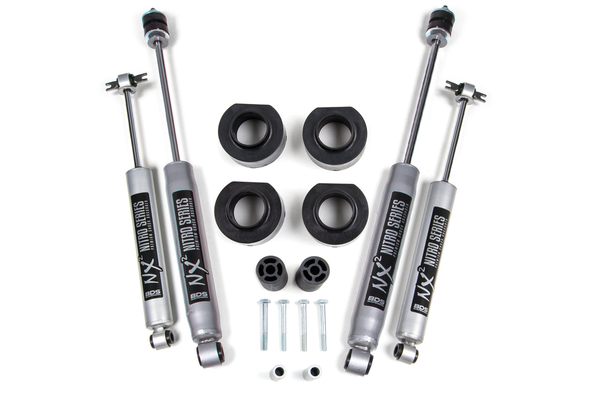 BDS 1.75 Inch Lift Kit, Fits 1997-2006 Fits Jeep Wrangler 416H