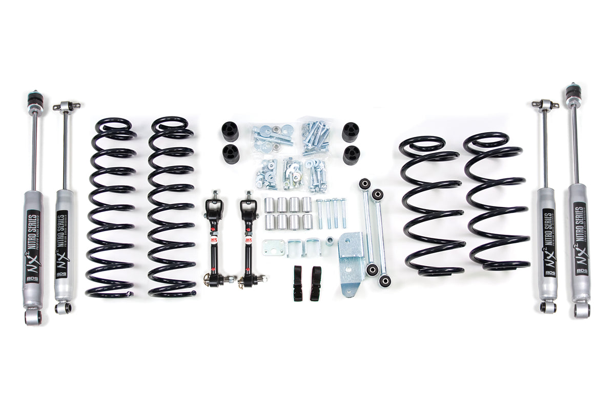 BDS 3 Inch Lift Kit, Fits 1997-2002 Fits Jeep Wrangler 418FS