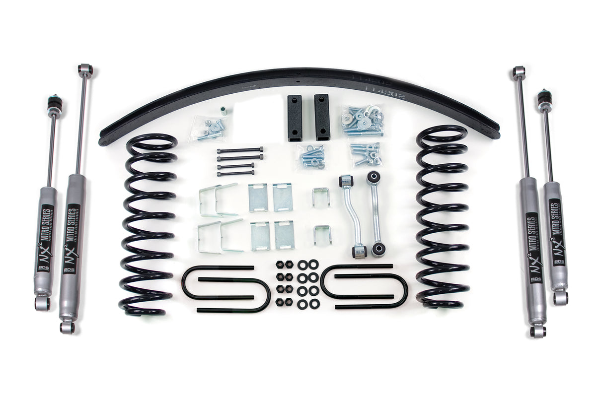 BDS 3 Inch Lift Kit, Fits Jeep Cherokee XJ 84-01 433H