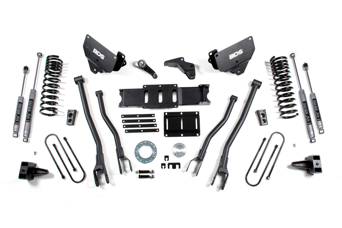 BDS 5.5 Inch Lift Kit W/ 4-Link Fits RAM 3500 13-18 4WD Gas 1620FPE