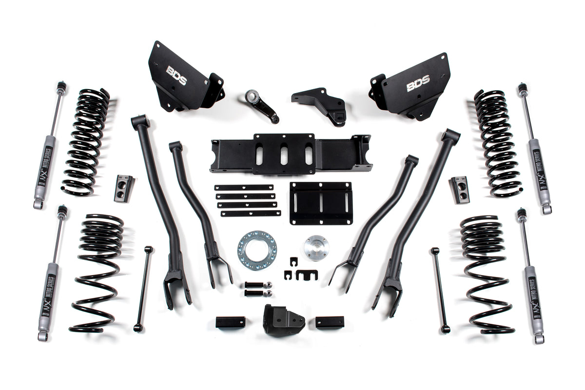 BDS 5.5 Inch Lift Kit W/ 4-Link Fits RAM 2500 14-18 4WD Gas 1606H