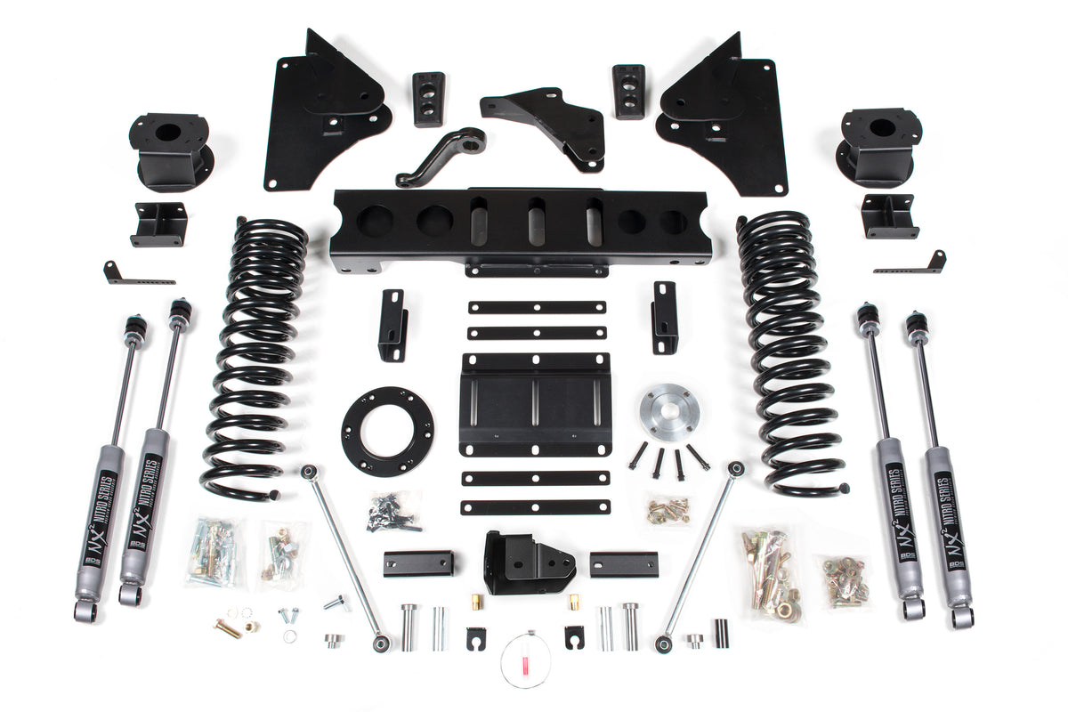 BDS 5.5 Inch Lift Kit W/ 4-Link Fits RAM 2500 W/ Rear Air Ride 14-18 4WD Gas 1629H
