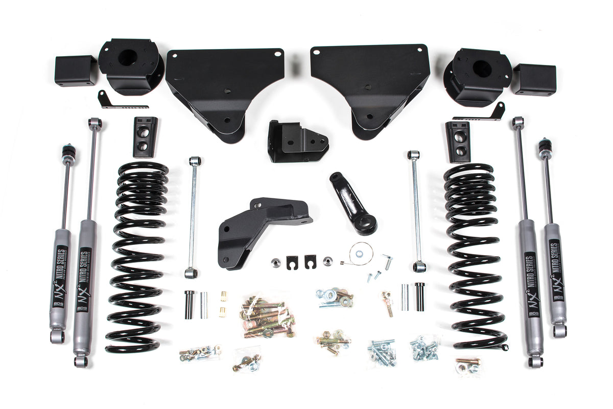 BDS 4 Inch Lift Kit Fits RAM 2500 W/ Rear Air Ride 14-18 4WD Diesel 1631H