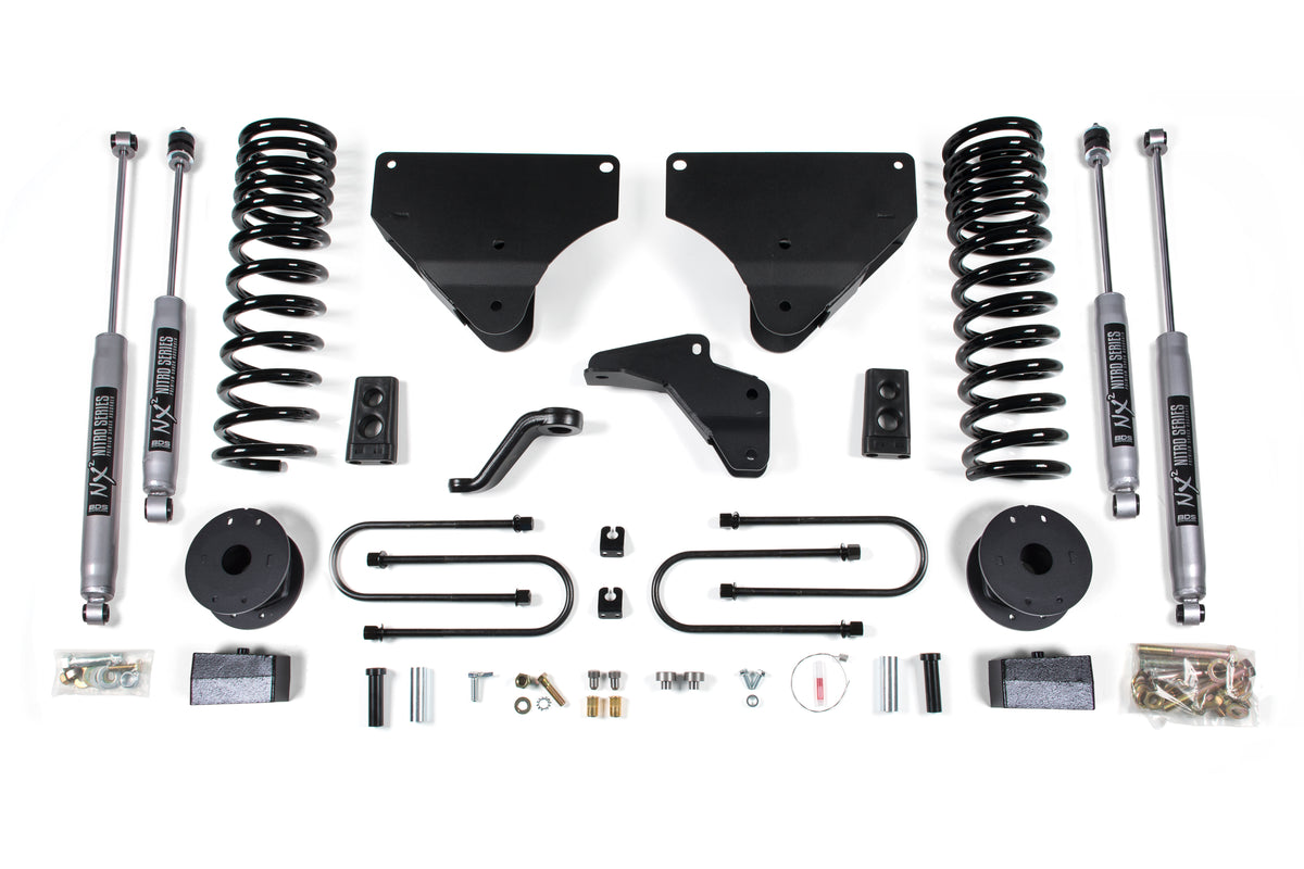BDS 4 Inch Lift Kit Fits RAM 3500 W/ Rear Air Ride 13-18 4WD Diesel 1643H