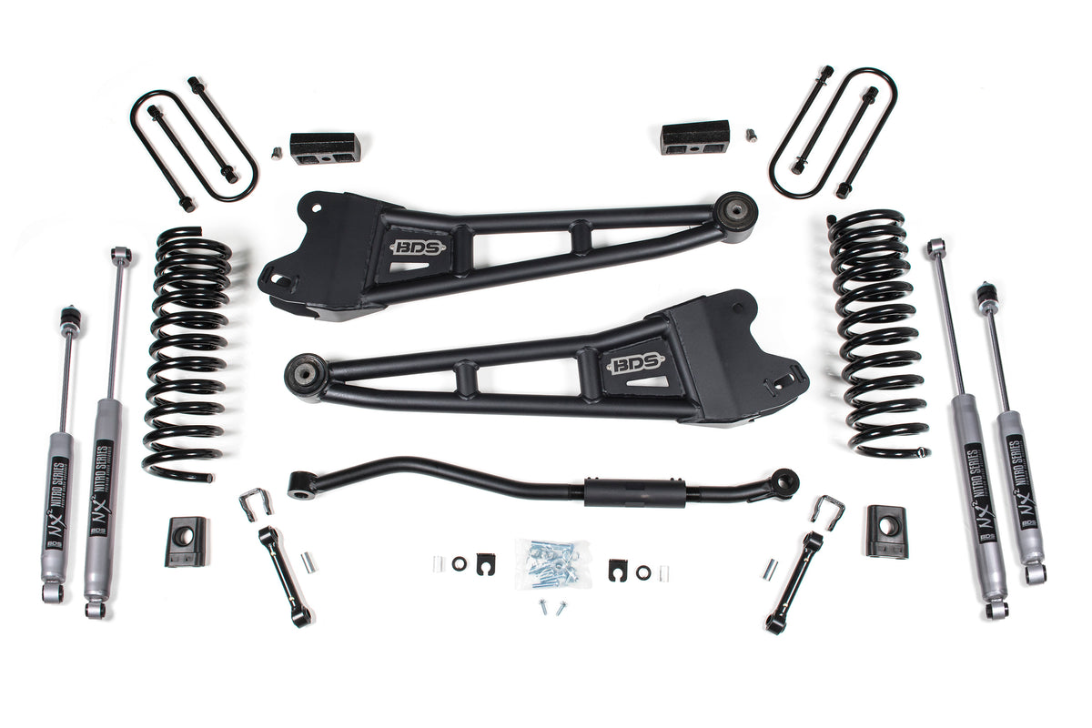 BDS 3 Inch Lift Kit W/ Radius Arm Fits RAM 3500 19-24 4WD Diesel 1655FPE