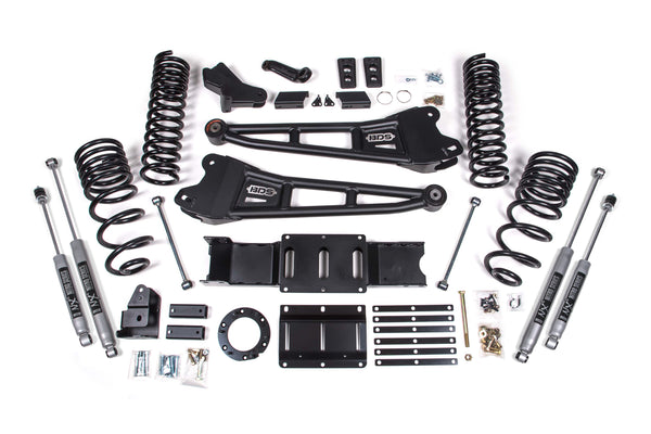 BDS 4 Inch Lift Kit W/ Radius Arm Fits RAM 2500 19-24 4WD Gas 1699FPE