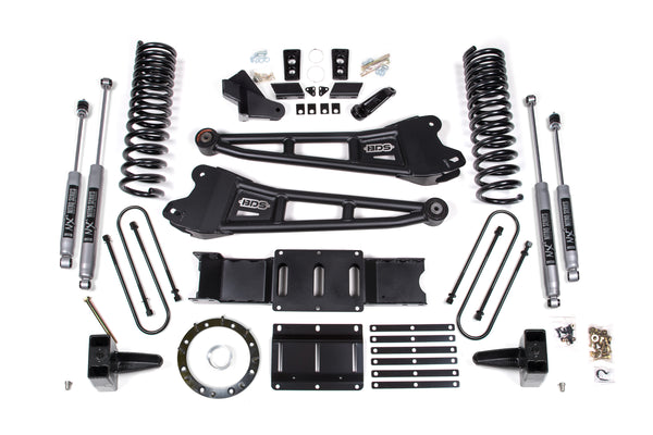 BDS 6 Inch Lift Kit W/ Radius Arm Fits RAM 3500 19-24 4WD Diesel 1682H